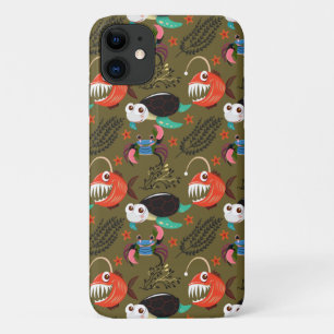 Aquatic animals pattern ocean underwater life 36 Case-Mate iPhone case