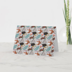 Aquatic animals pattern   ocean underwater life 37 card