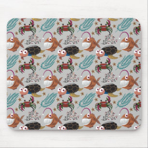 Aquatic animals pattern ocean underwater life 37 mouse pad