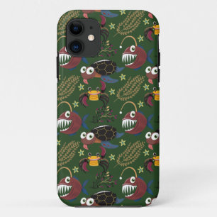 Aquatic animals pattern ocean underwater life 38 Case-Mate iPhone case