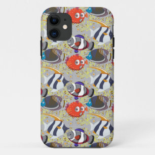 Aquatic animals pattern ocean underwater life 40 Case-Mate iPhone case