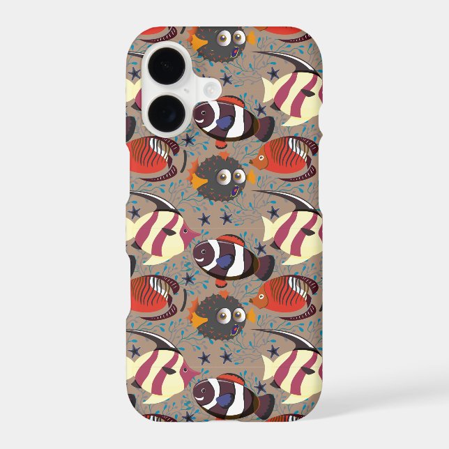 Aquatic animals pattern | ocean underwater life 41 (Back)