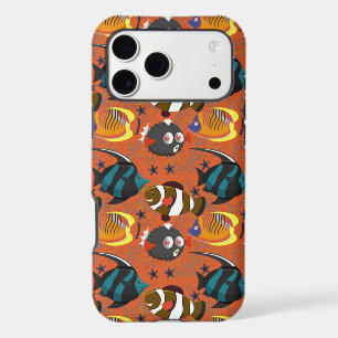 Aquatic animals pattern ocean underwater life 42