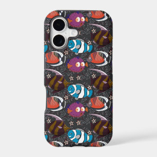 Aquatic animals pattern ocean underwater life 43