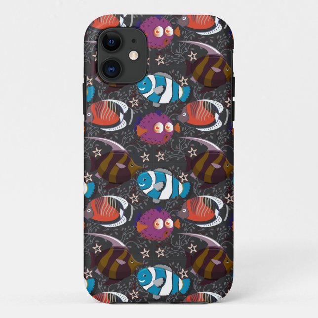 Aquatic animals pattern | ocean underwater life 43 Case-Mate iPhone case (Back)