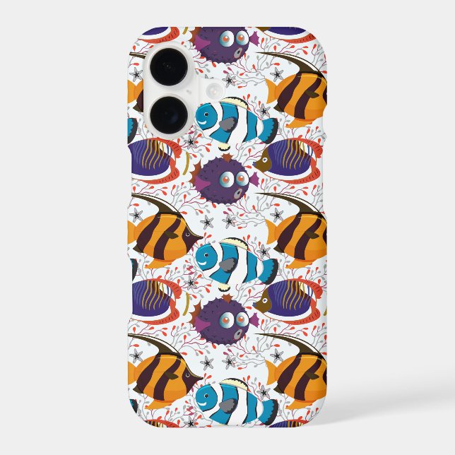 Aquatic animals pattern | ocean underwater life 44 (Back)