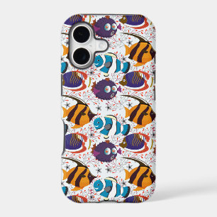 Aquatic animals pattern ocean underwater life 44
