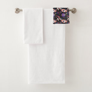 Aquatic animals pattern   ocean underwater life 47 bath towel set