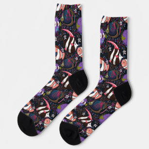 Aquatic animals pattern   ocean underwater life 47 socks