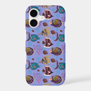 Aquatic animals pattern ocean underwater life 8