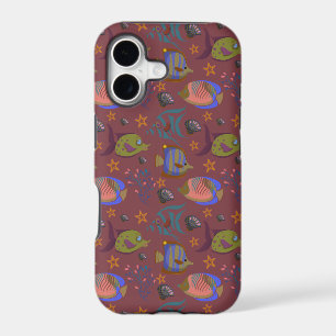 Aquatic animals pattern   ocean underwater life 9