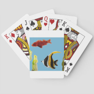 Aquatic Art Angel Fish Playing Cards
