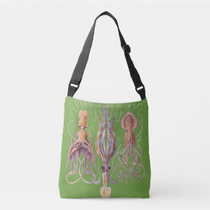 Aquatic Art  Octopuses Crossbody Bag
