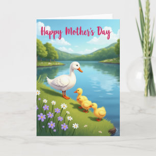 Aquatic Bird Mothers Day Image Card