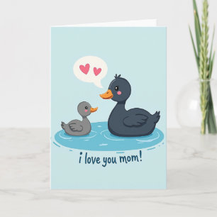 Aquatic Birds Mum Love Card
