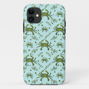 Aquatic Crabs Pattern  Case-Mate iPhone Case