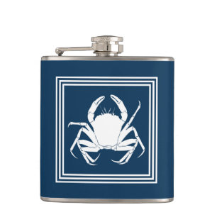 Aquatic design hip flask