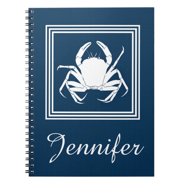 Aquatic design spiral notebook (Front)
