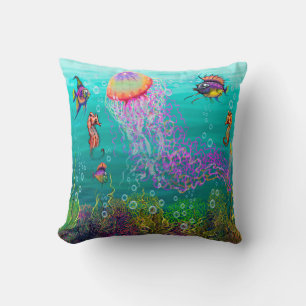 Aquatic Fantasy Cushion