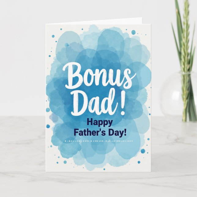 Aquatic Fathers Day Wish Card (Front)