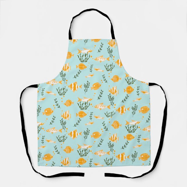 Aquatic Fishes Apron (Front)