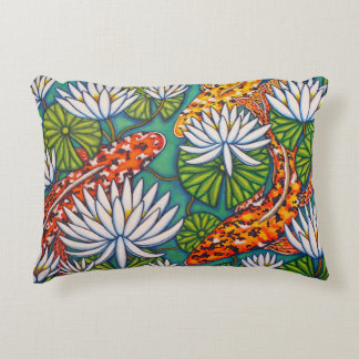 Aquatic Jewels Accent Pillow by Lisa Lorenz
