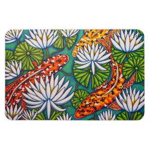 Aquatic Jewels Magnet by Lisa Lorenz