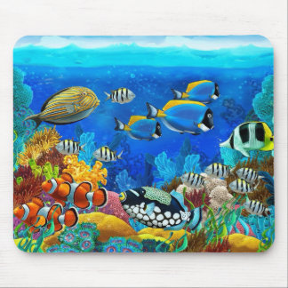 Aquatic mouse pad