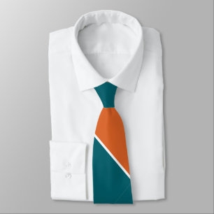 Aquatic Orange Tie