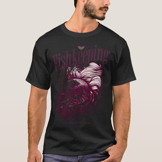 Aquatic Rainbow outline T-Shirt (Front)