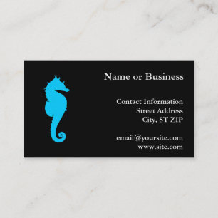 Aquatic Seahorse Business Card