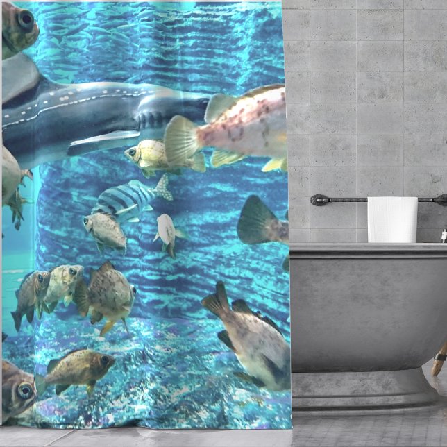 Aquatic Serenity Shower Curtain (Creator Uploaded)