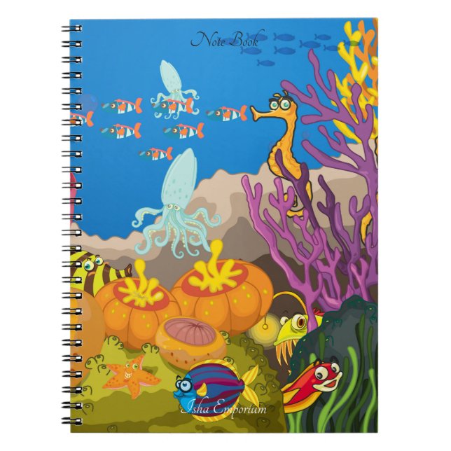 Aquatic-Themed Notebook (Front)