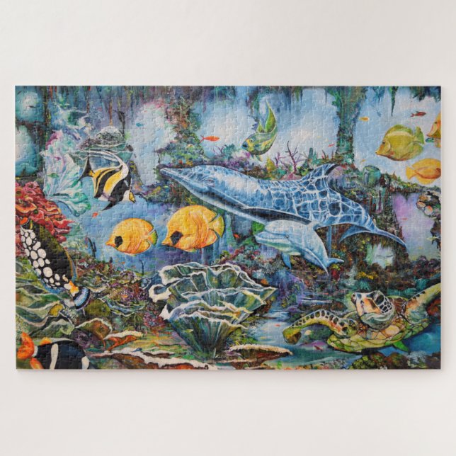 Aquatic Tropical Fish Jigsaw Puzzle (Horizontal)