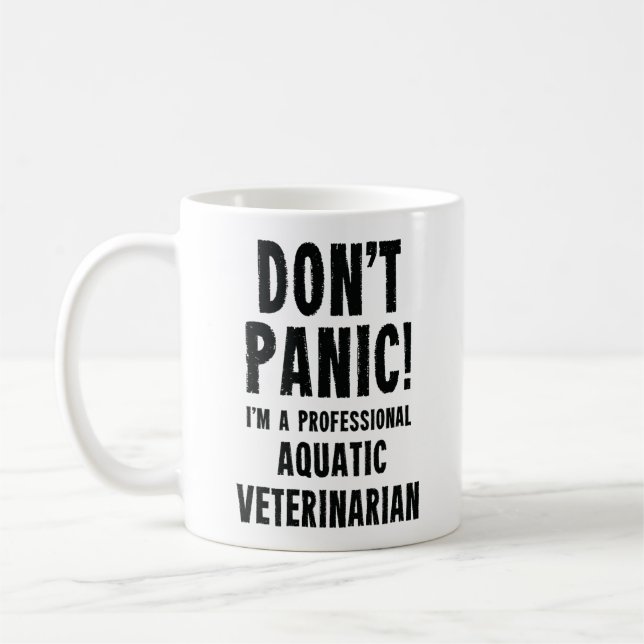 Aquatic Veterinarian Coffee Mug (Left)