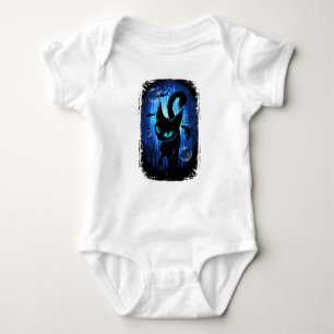 Aquaticat - Surreal Cat in Deep Ocean Fantasy Baby Bodysuit
