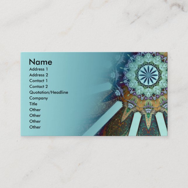 AquaTribe Business Card (Front)