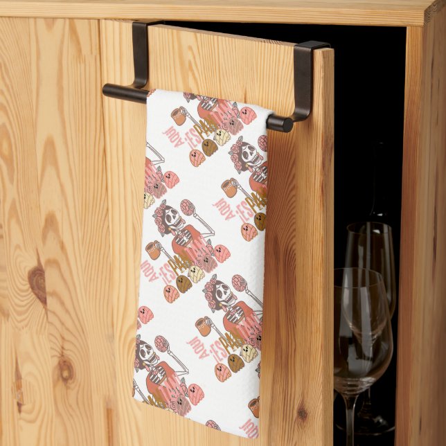 AQUI ESPANTAN TEA TOWEL (Thirds Fold)