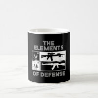 AR15 AK47 Elements of Defence Periodic Table