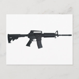 AR15 assault rifle Postcard