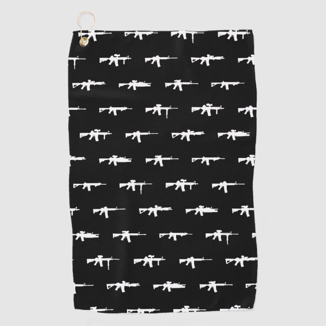 AR15 Pattern Golf Towel (Front)