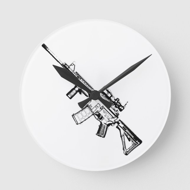 AR15 ROUND CLOCK (Front)