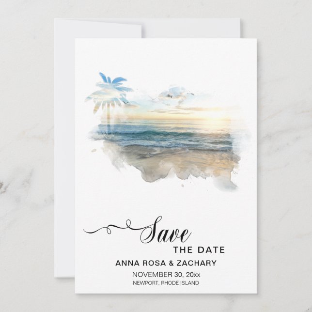 *~* AR7 Photo WEDDING SAVE the DATE Website QR Invitation (Front)
