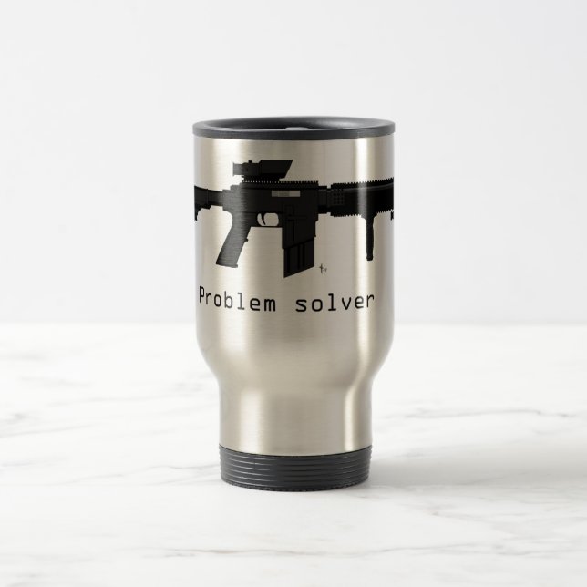 AR-15 (AOM Design) Travel Mug (Center)