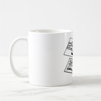 AR 15 BCG Unlocking Diagram Coffee Mug