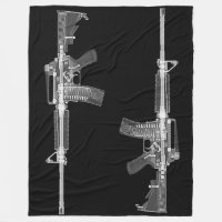 AR-15 Gun Rifle Firearm Military Weapon American