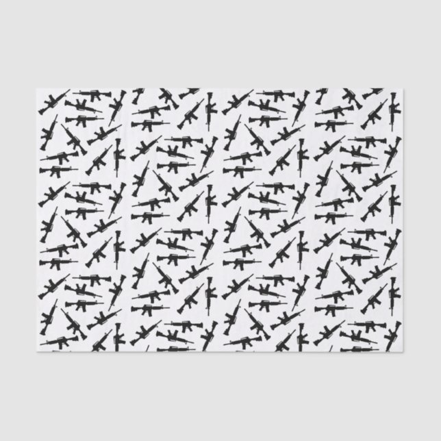 AR-15 mosaic tissue paper (Front)