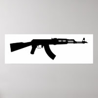 AR-15 Rifle Silhouette
