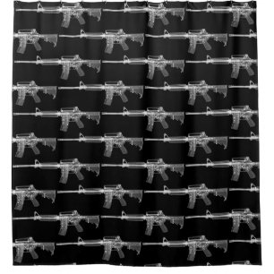 AR-15 Shower curtain