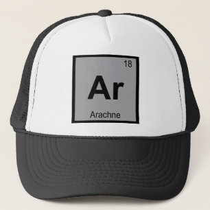 Ar - Arachne Greek Chemistry Periodic Table Symbol Trucker Hat